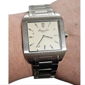 Kenneth Cole Silver and Cream Men's Watch